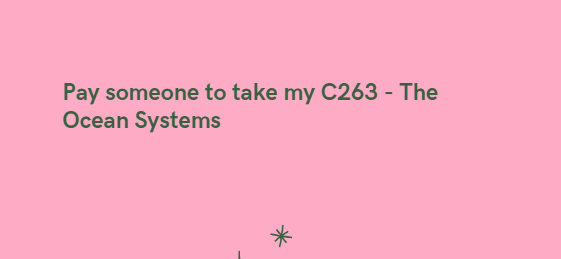 Pay someone to take my C263 – The Ocean Systems